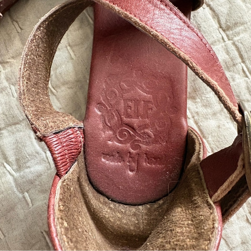 Bali ELF Riviera Woven Leather Flats in Vintage Caramel size 6 - Picture 6 of 6